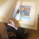 Glaser with a rare self-portrait.